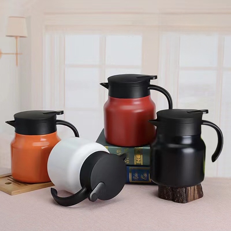 Sg104 - Portable Thermos Tea Coffee Pot 1000ml Heat Resistant Cold Resistant Stainless Steel 316 Tumbl…