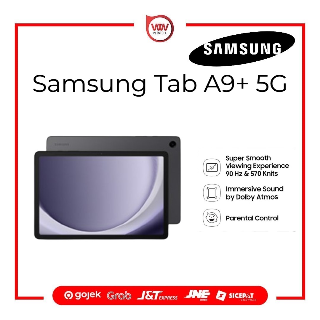 Samsung Galaxy Tab A9+ 5G Ram 8GB Internal 128GB Garansi Resmi Harga  4,499,000 Ringgit*Penghantaran Percuma