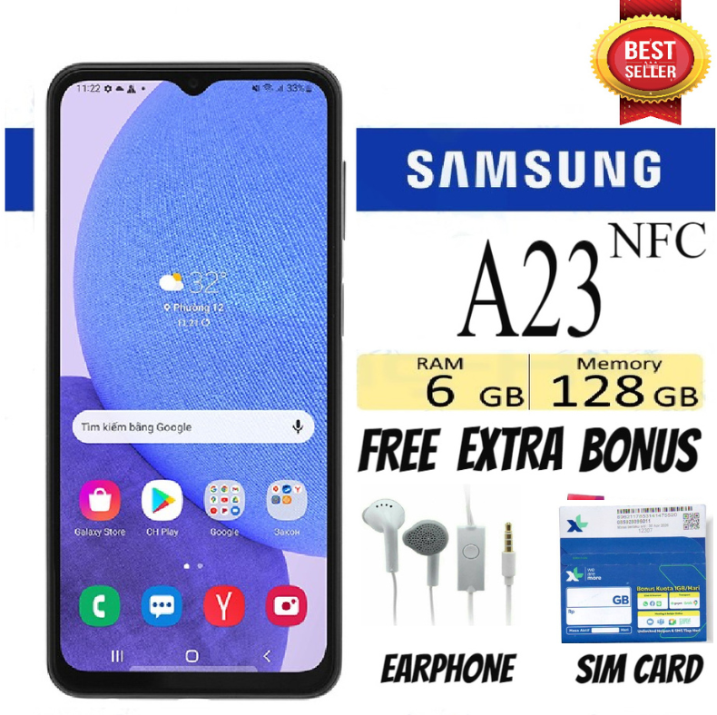 Samsung Galaxy A23/A23 Ram 6 Gb Rom 128 Gb Sein - Berliancahh Giá 1,592,000 Đồng*Miễn phí vận chuyển