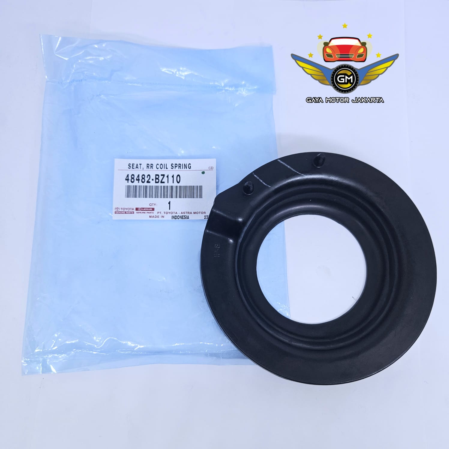 Karet Tatakan Per Keong Belakang Bawah Toyota Calya-Sigra 48482-BZ110 Harga 36,000 rupiah*Gratis Ongkir