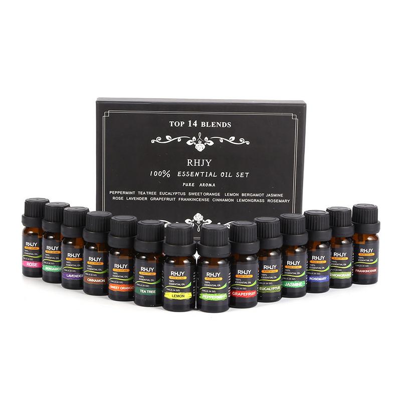 Firstsun Oil aromaterapi Set Pure Essential Fragrance Oils aromaterapi Diffusers 10ml 14 PCS Minyak Arβ¦