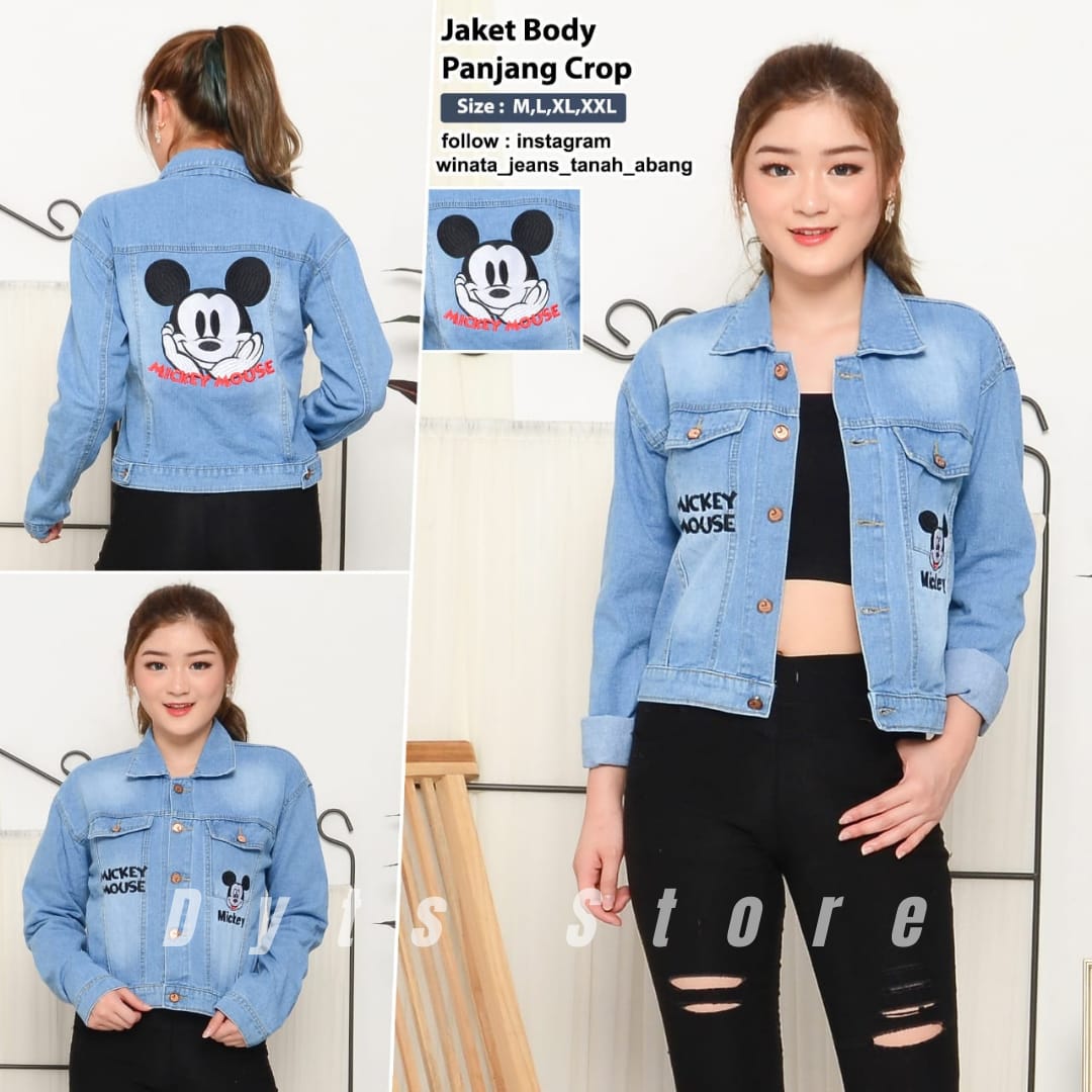 Jaket jeans Import wanita Jaket jeans 