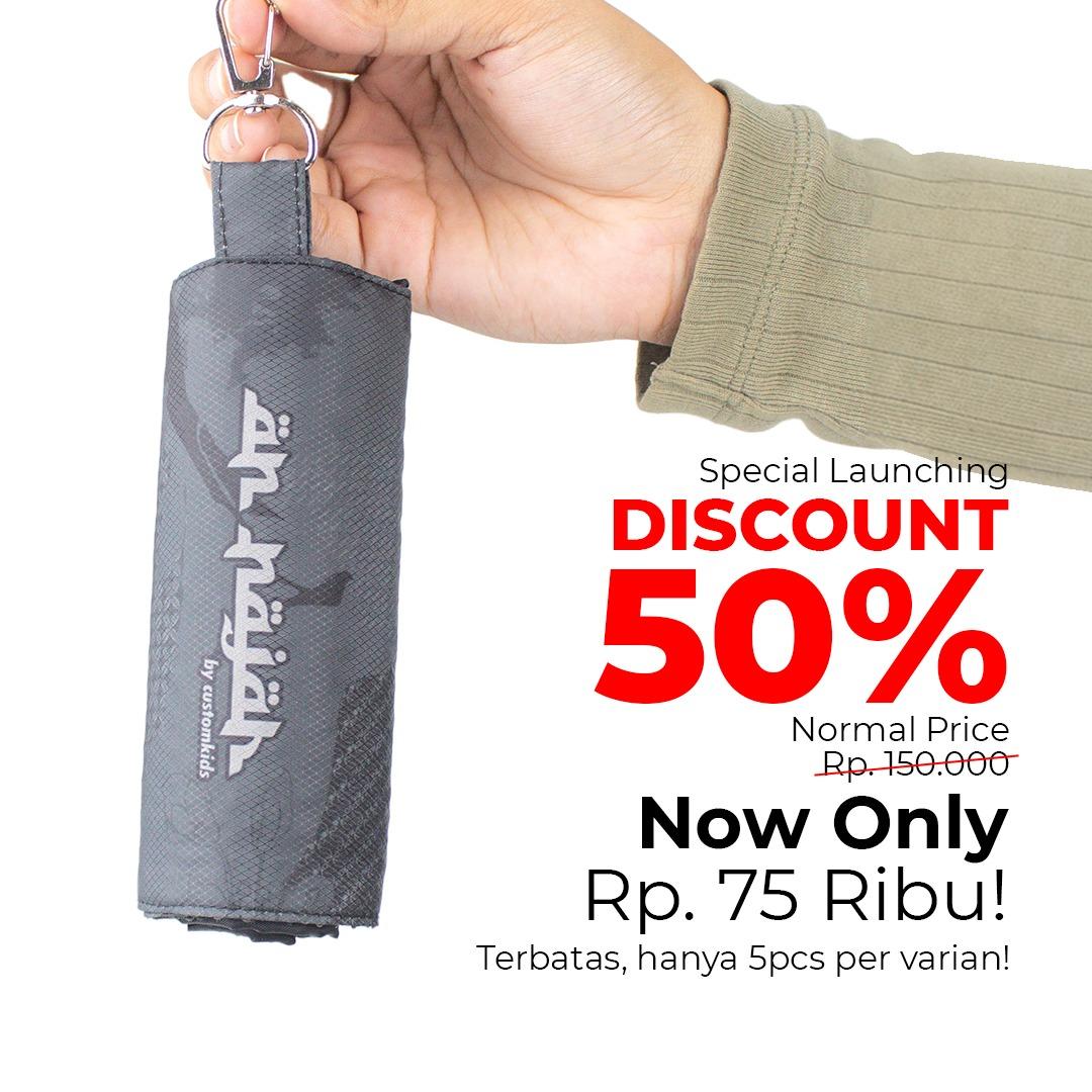 An-Najah Sajadah Travel Gulung Waterproof Anti Slip pas di Genggam