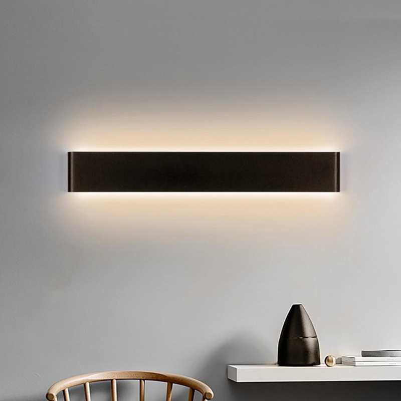 LED Wall Lamp Mirror Light Minimalist Bathroom Bedside Fixtures Living Lighting 