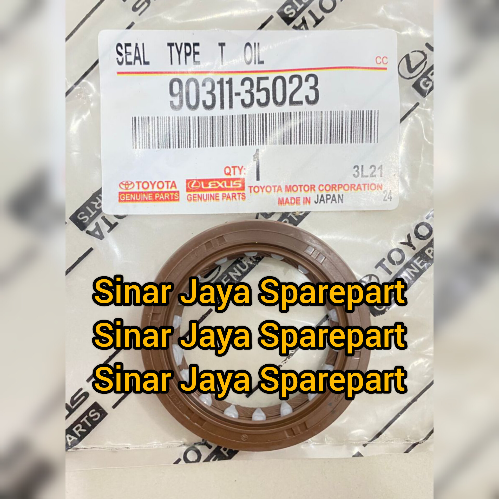 Toyota Dyna 110 125 130 Hino Dutro 110 125 130 90311-35023 front transmission seal or front gear seal Harga 75,000 rupiah*Gratis Ongkir