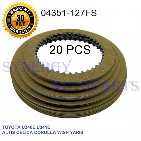 Kampas Kopling Toyota Yaris Vios Altis U340 U341E 04351-127FS - 7750 Giá 659,000 Đồng*Miễn phí vận chuyển