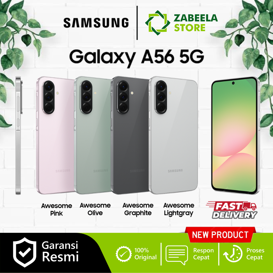 Samsung Galaxy A56 5G NFC 8/256GB 12/256GB Exynos 1580 6.7" sAMOLED Garansi Resmi Samsung Indonesia Giá 5,849,000 Đồng*Miễn phí vận chuyển