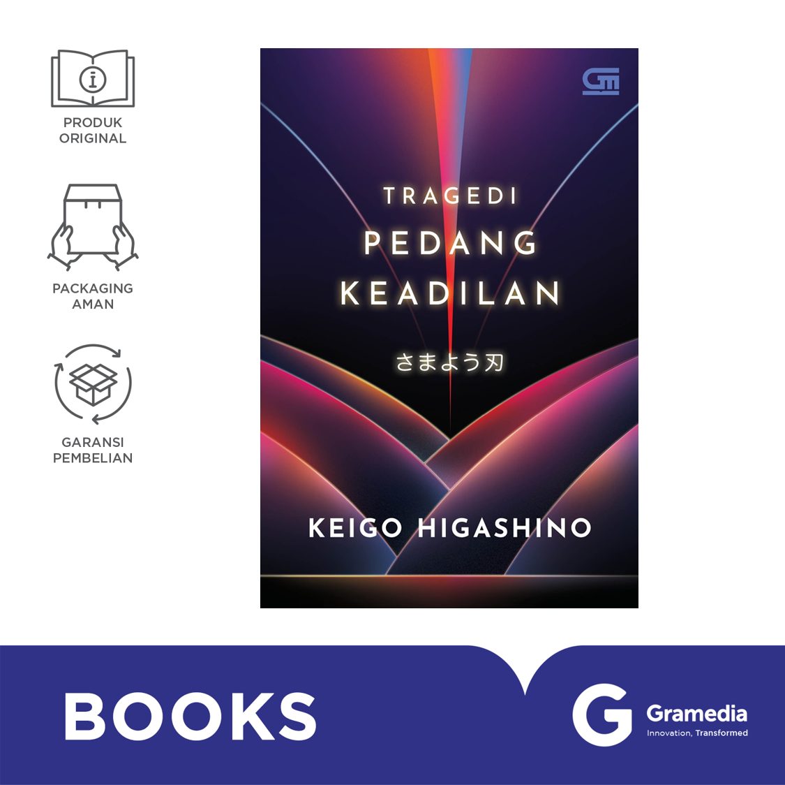 Novel Tragedi Pedang Keadilan (Keigo Higashino) Harga  103,200 Ringgit*Penghantaran Percuma