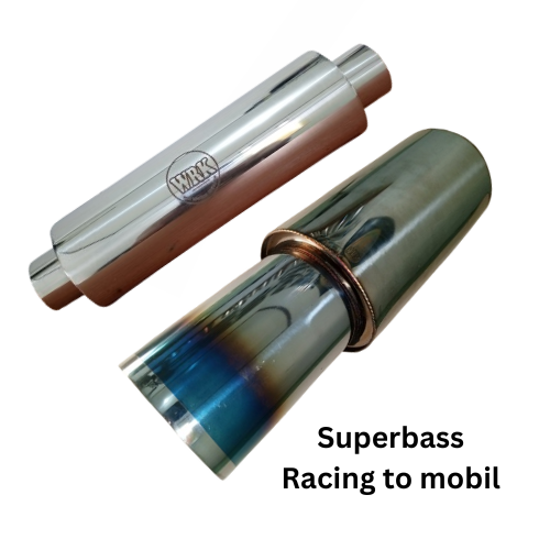 Paket Knalpot Racing Mobil Resonator+Silincer Super Bass Adem Giá 239,900 Đồng*Miễn phí vận chuyển