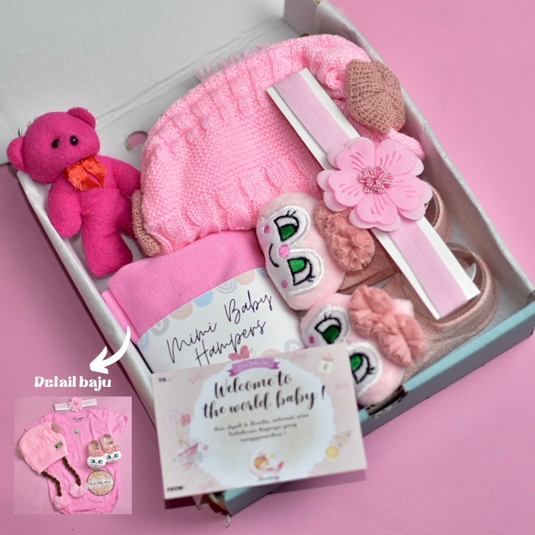 Hampers baby Kado lahiran bayi perempuan Baby hadiah Parcel kado bayi