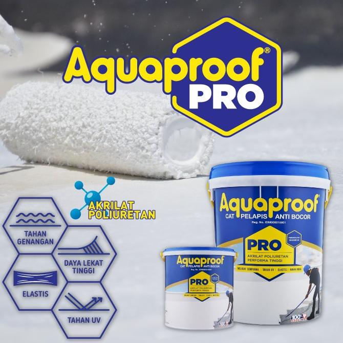 AQUAPROOF PRO AQUA PROOF CAT PELAPIS ANTI BOCOR PAIL EMBER 20KG 20 KG - TOKOASMA Harga 1,709,000 rupiah*Gratis Ongkir