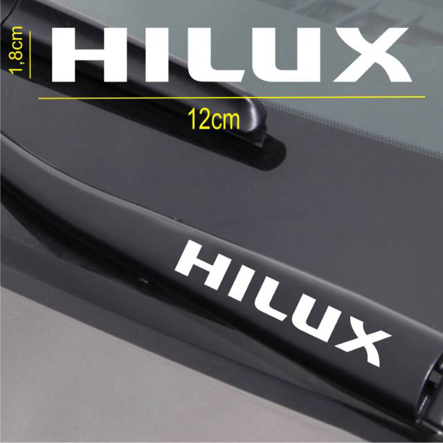 Stiker Wiper Mobil Toyota Hilux - Car Decal Sticker Harga 12,000 rupiah*Gratis Ongkir