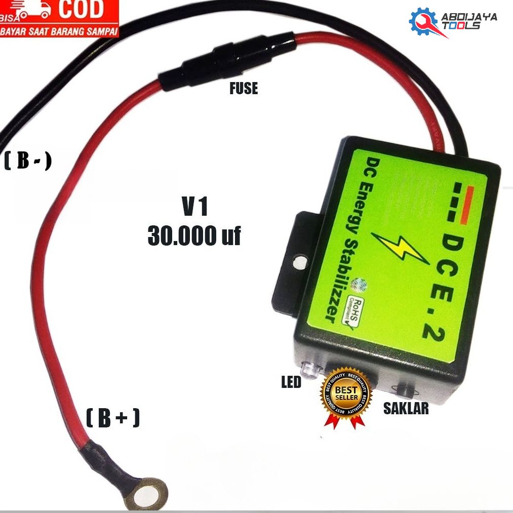 Motorbike Battery Stabilizer Motorbike Battery Power Stabilizer Acu Battery Fuel Saver V1 Harga 69,800 rupiah*Gratis Ongkir