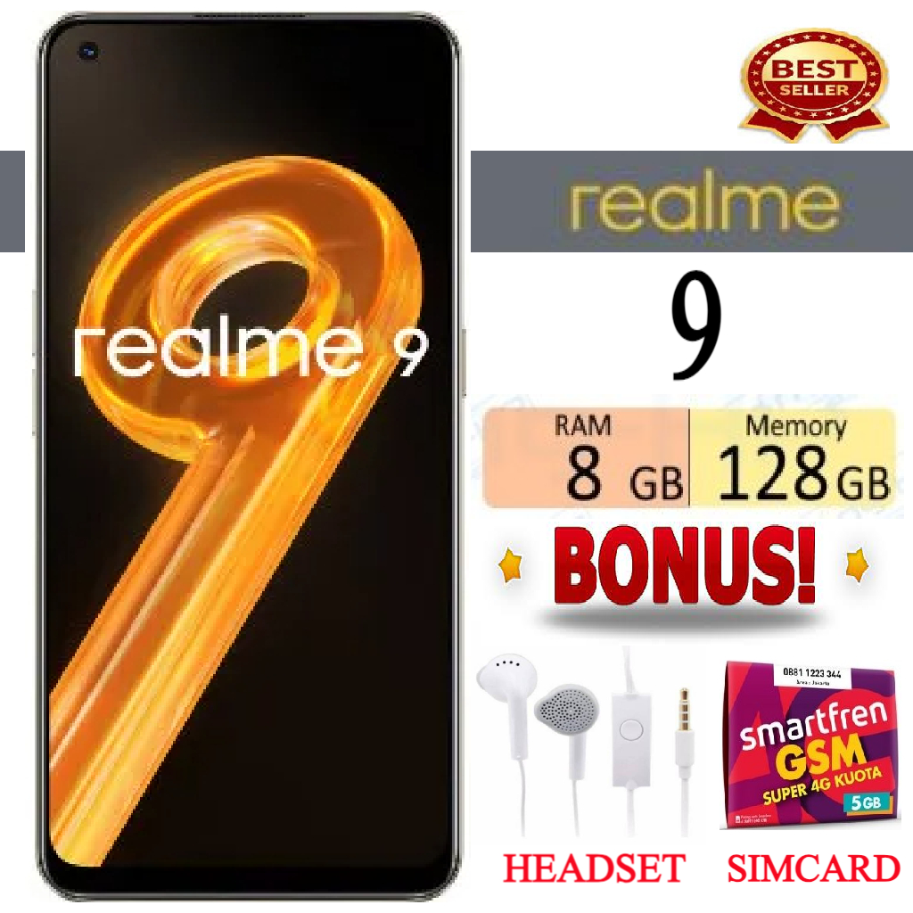PROMO!!! HP REALME 9 RAM 8/128 GB FULLSET Bergaransi - FREE SIMCARD Harga  2,180,000 Ringgit*Penghantaran Percuma