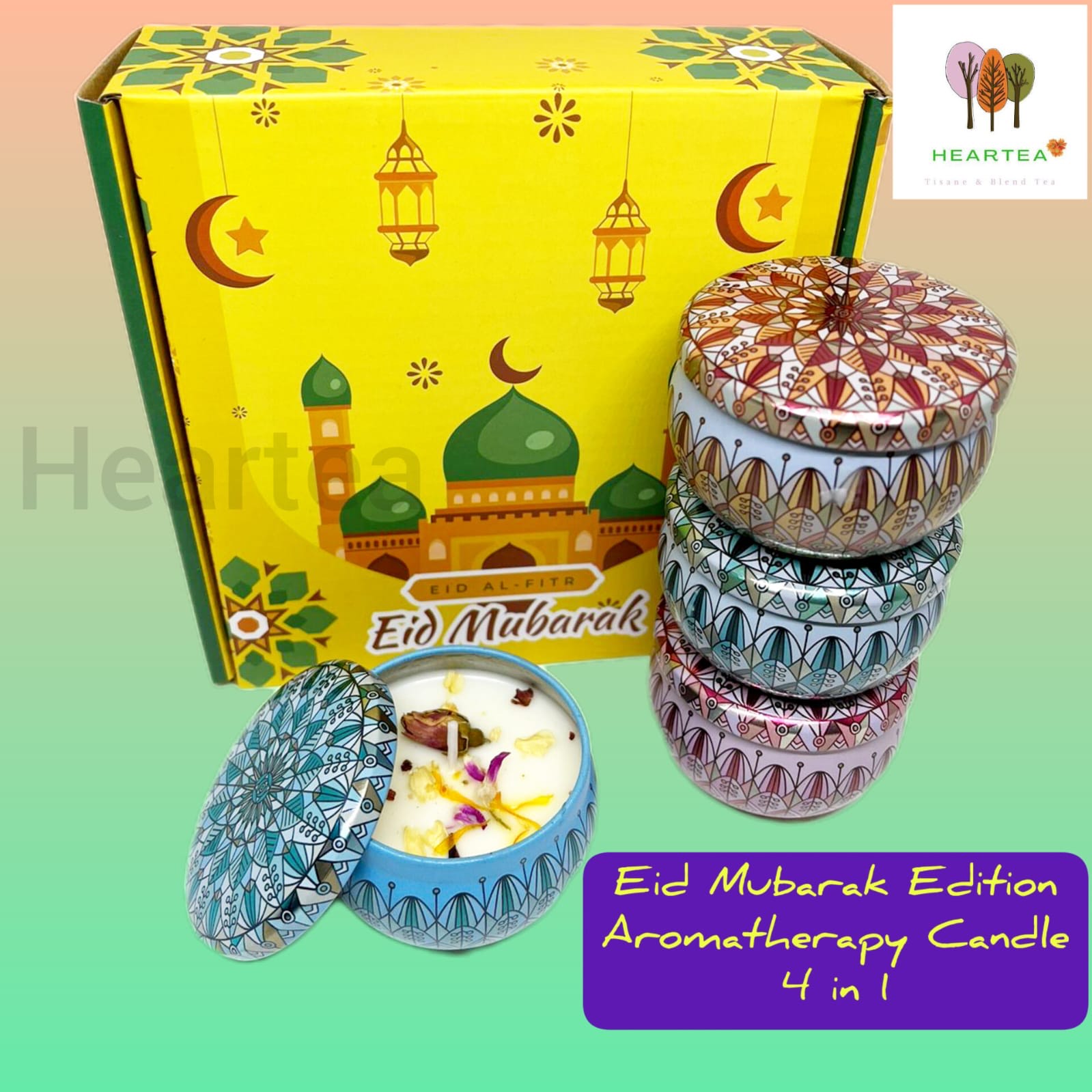 Hampers Idul Fitri Scented Candle / Kado Lebaran Lilin Aroma Terapi
