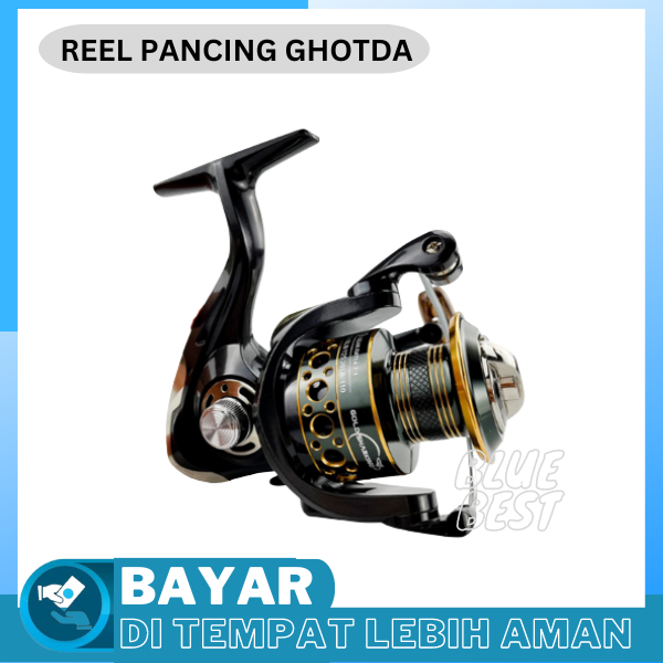BISA COD - REEL PANCING Gold Sharking BK2000 Reel Pancing Spinning