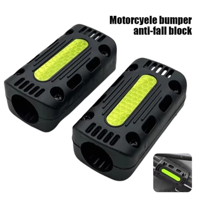 Hohodalink Crashbar Protector Motorcycle Riding Protector Crashbar Protector Guard Motorcycle with Stainless Screws for 22/25mm Harga 10,200 rupiah*Gratis Ongkir