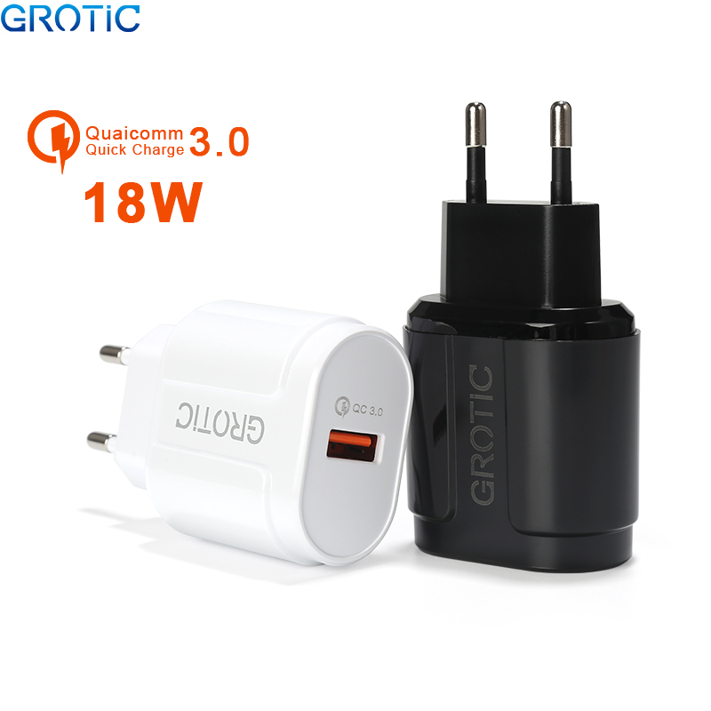 GROTIC Adaptor Charger Fast Charging 18W QC3.0 untuk Samsung Xiaomi Oppo Vivo Harga 38,251 Ringgit*Penghantaran Percuma