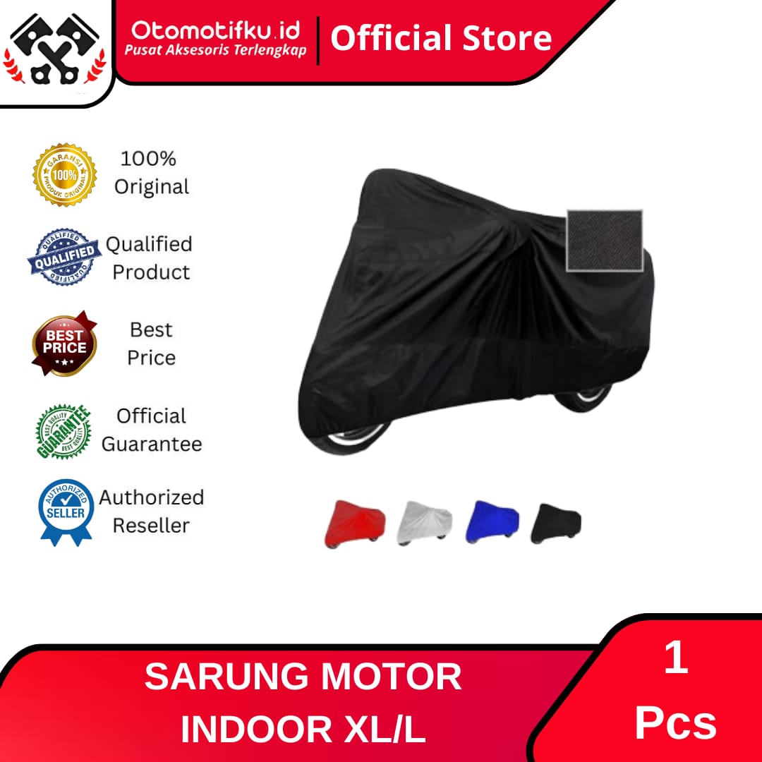 OTOMOTIFKU - Sarung Motor Indoor Cover Motor Ukuran L Beat Vario Mio Supra Harga 49,999 rupiah*Gratis Ongkir
