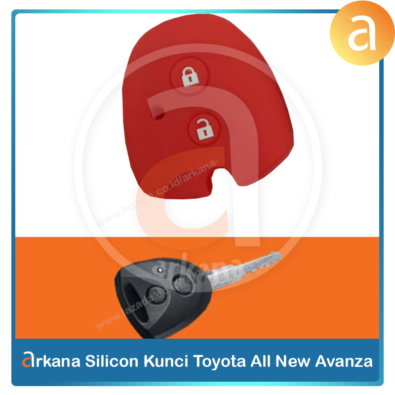 Arkana Silicon Kunci Toyota Calya / Grand New Avanza Veloz Silikon Sarung Remote Mobil Kondom Kunci Warna Hitam atau Merah Harga 55,000 rupiah*Gratis Ongkir