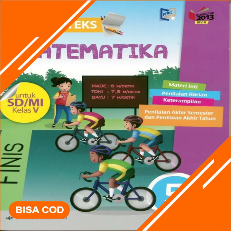 Buku Matematika Erlangga Kelas 5 Guru Paud