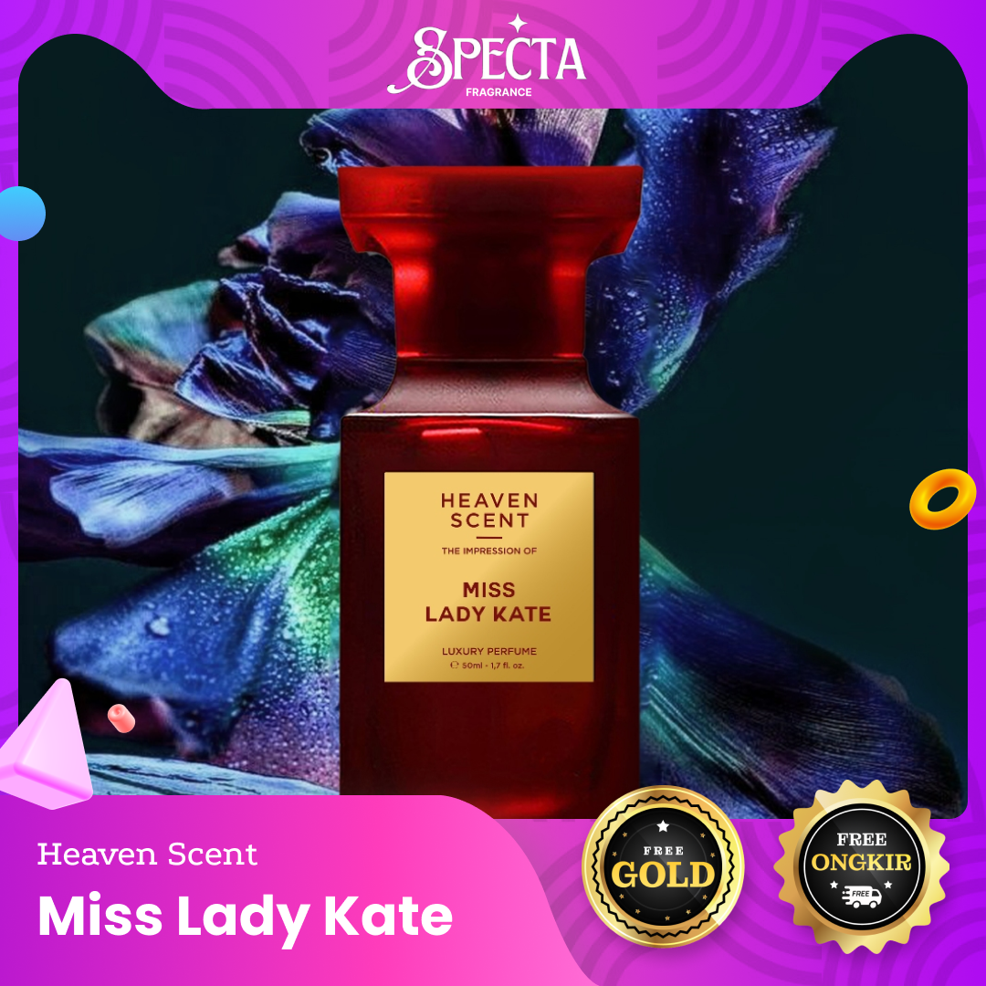 Heaven Scent Parfum MISS LADY KATE (FREE GOLD) ORIGINAL 50 ml