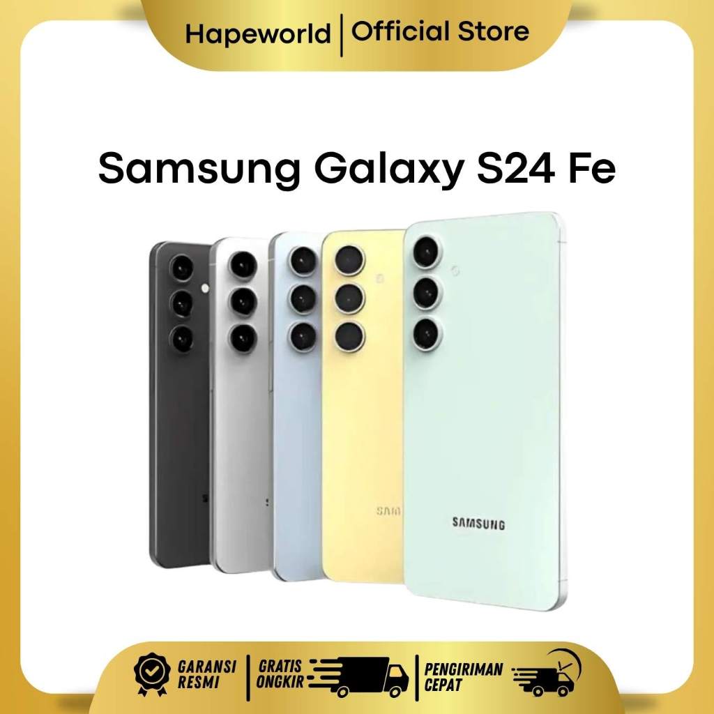 SAMSUNG S24 FE 8/256GB 8/512GB - GARANSI RESMI Harga 8,999,000 rupiah*Gratis Ongkir