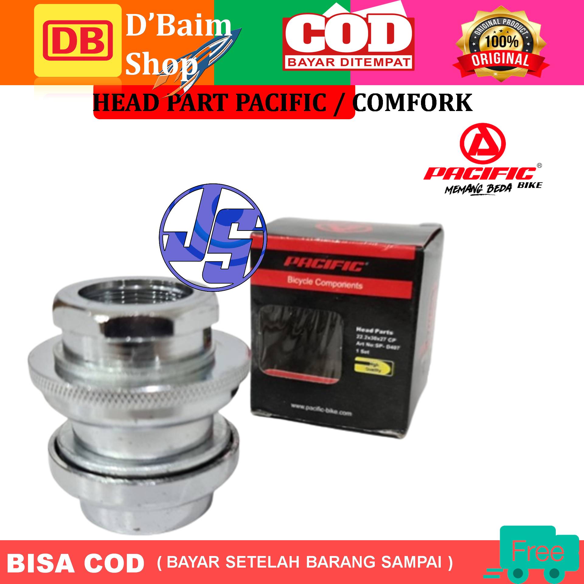 Banci Diameter Headset Oversize Head Parts Sepeda Over Size