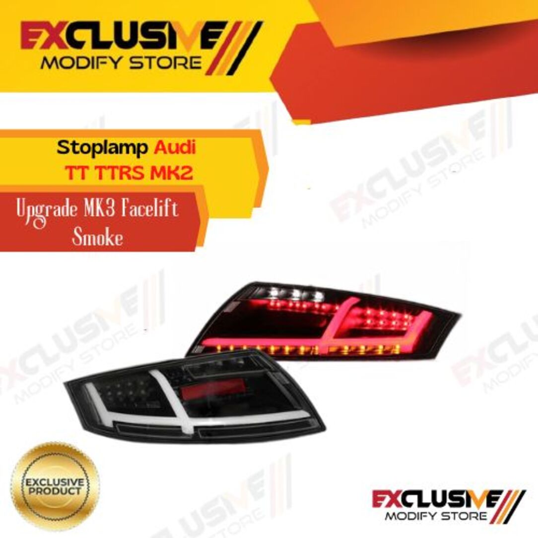 Stoplamp Audi TT TTRs MK2 up MK3 TTRs facelift model-smoke Giá 9,850,000 Đồng*Miễn phí vận chuyển