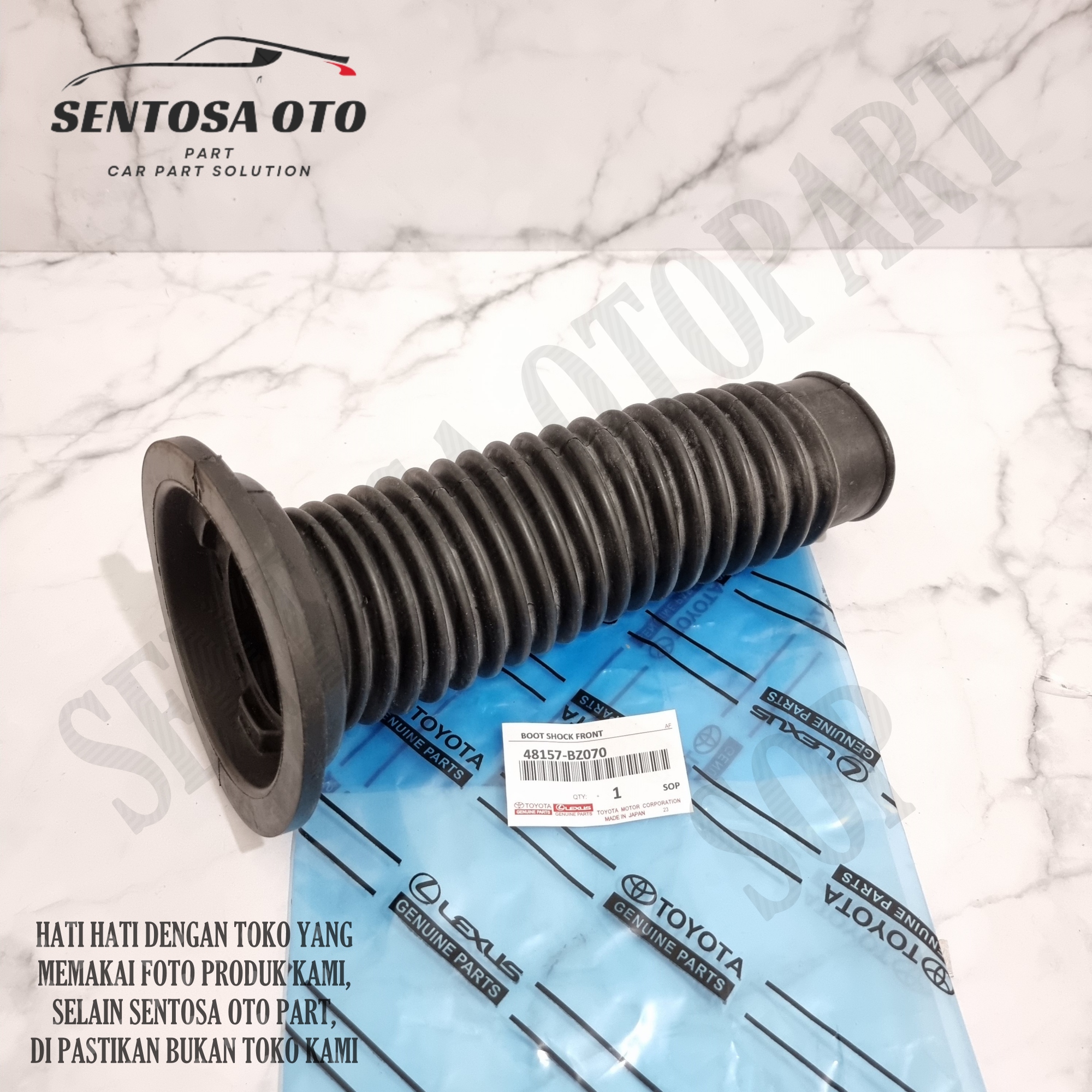 Karet Boot Shock Depan Tutup Debu Grand New Avanza Great Xenia Veloz P/N 48157-BZ070 Harga 55,000 rupiah*Gratis Ongkir