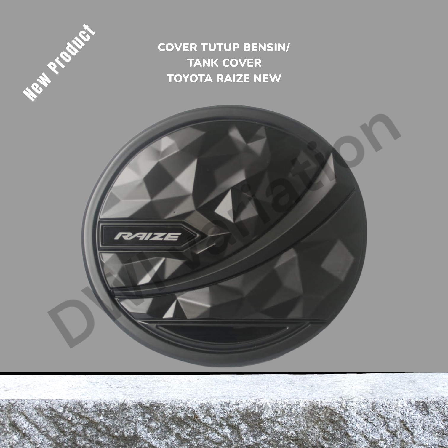COVER TUTUP BENSIN TANK COVER TOYOTA RAIZE PREMIUM PRODUK Harga 58,000 rupiah*Gratis Ongkir