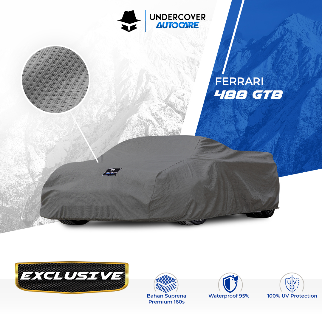 Undercover Autocare - Cover Mobil Ferrari 488 GTB Exclusive Harga 1,311,000 rupiah*Gratis Ongkir