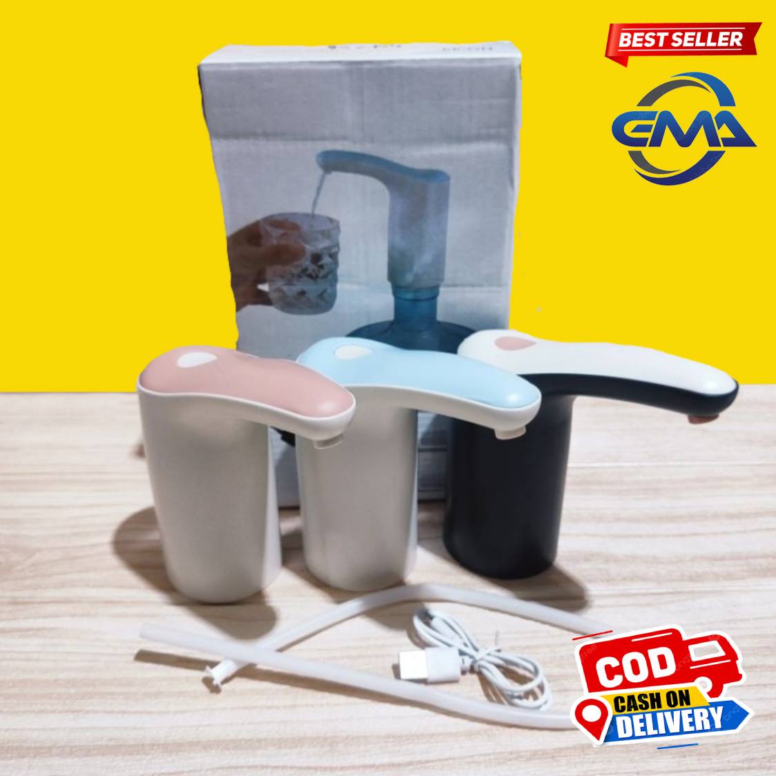 V33 Pompa Galon Elektrik Sensor Vanstar Pompa Air Sentuh otomatis Elektronik Cargher - Merek home made Harga 41,999 rupiah*Gratis Ongkir