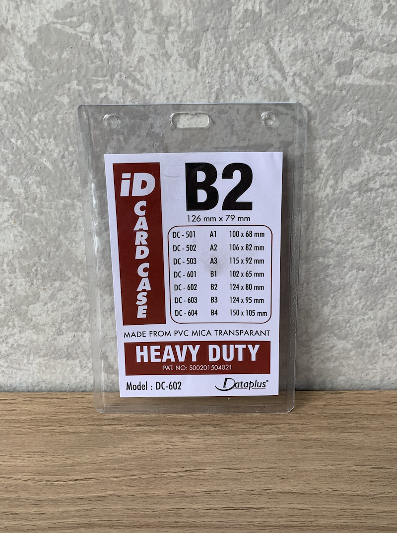 MacamMacam Ukuran Plastik ID Card Transparan Prodesae, 57 OFF