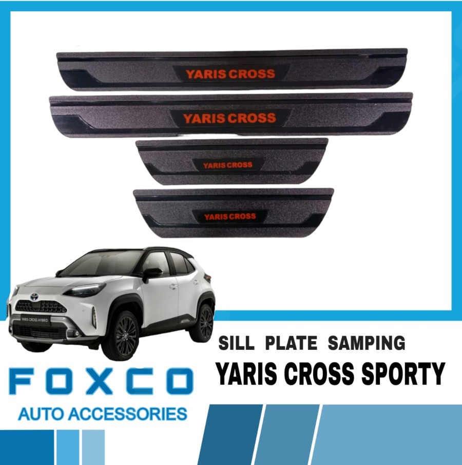 Promo price!!!!! Toyota Yaris cross side sillplate-promo price!!!!! Toyota Yaris cross side sillplate-promo price!!!!! Toyota Yaris cross side plate sillplate Harga 155,000 rupiah*Gratis Ongkir