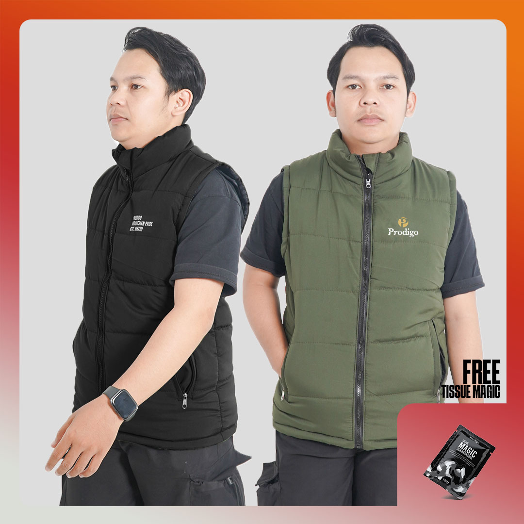 Prodigo * tondan I men's motorcycle vest men I riding vest street style I vest Bubu I parachute body vest Harga 169,999 rupiah*Gratis Ongkir