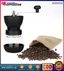 PROMO!! Homadise Alat Penggiling Kopi Manual Coffee Grinder - CF4146 - Black