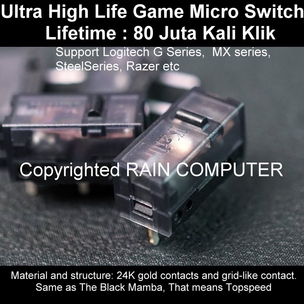Jual Micro Switch OMRON D2FC F K(50M) RZ 50 Juta Klik Mouse Logitech Razer Di Seller Magixel - Foto 13