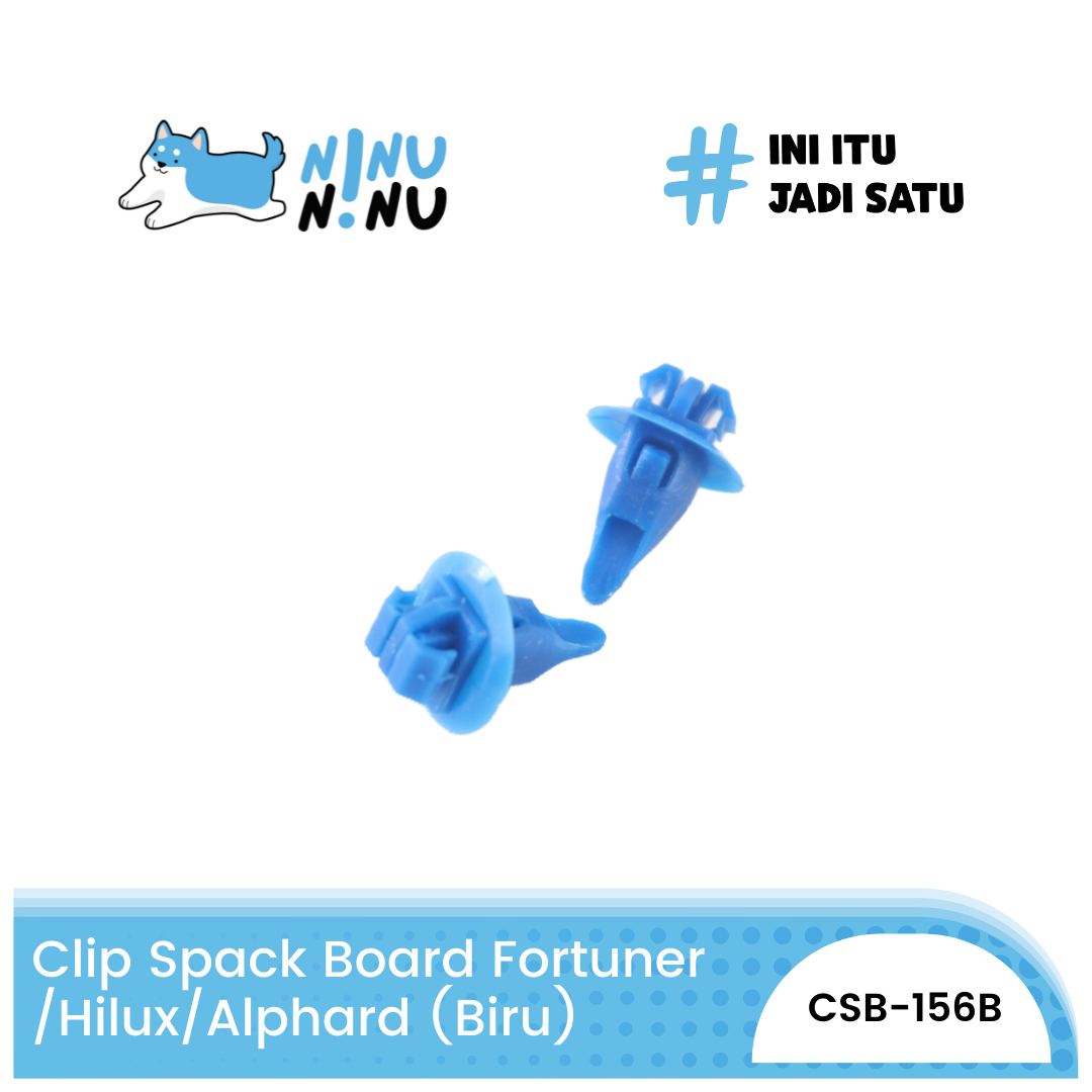 Clip Spack Board Biru Toyota Fortuner Tamura Harga 3,250 rupiah*Gratis Ongkir