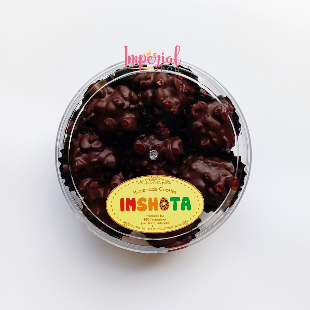 Kue Kering Bola Coklat Premium Butter Kacang Mede Cokelat Kacang Mete Homemade NN Imshota Cookies Kukeโฆ