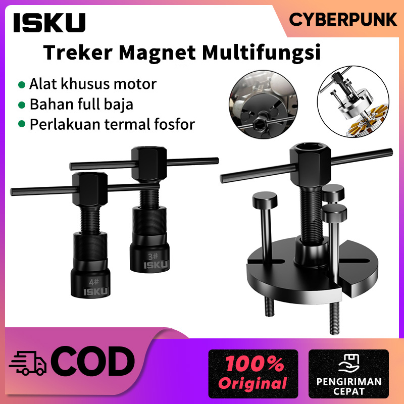 Isku Magnetic Tracker # 9 No. 3 No. 4 # 3 # 4/Grip-On Magnet Puller Treker/Magnet Motorcycle Tool Trecker Harga 56,900 rupiah*Gratis Ongkir