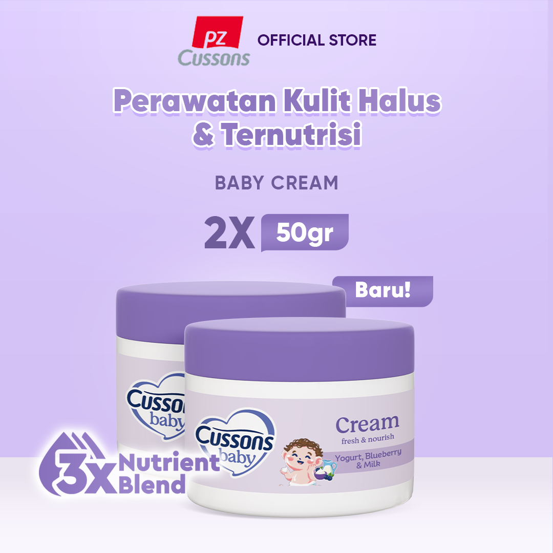 [Paket isi 2] Cussons Baby Cream Fresh & Nourish 50gr Harga 36,200 rupiah*Gratis Ongkir