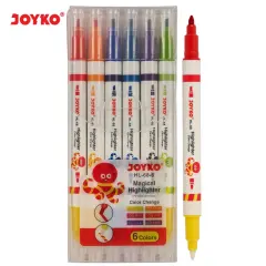 Highlighter Magical  Penanda Berwarna Set 6 Pcs