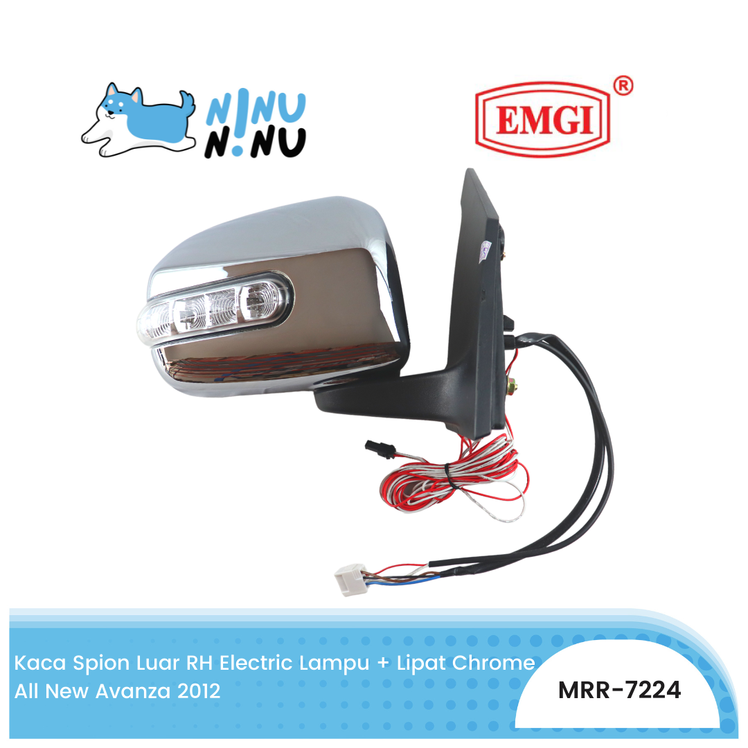 Kaca Spion Elektrik Lipat dengan Lampu Toyota All New Avanza 2012 Emgi Harga 1,359,250 rupiah*Gratis Ongkir