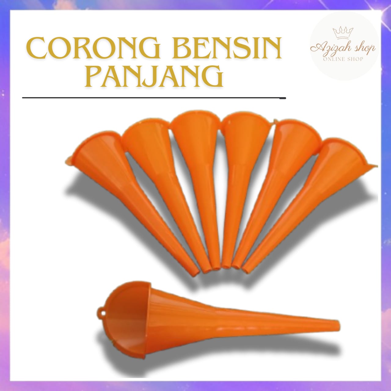 Corong Bensin Radiator Wiper Fluid Selang Orange Tebal Serbaguna Harga 6,000 rupiah*Gratis Ongkir