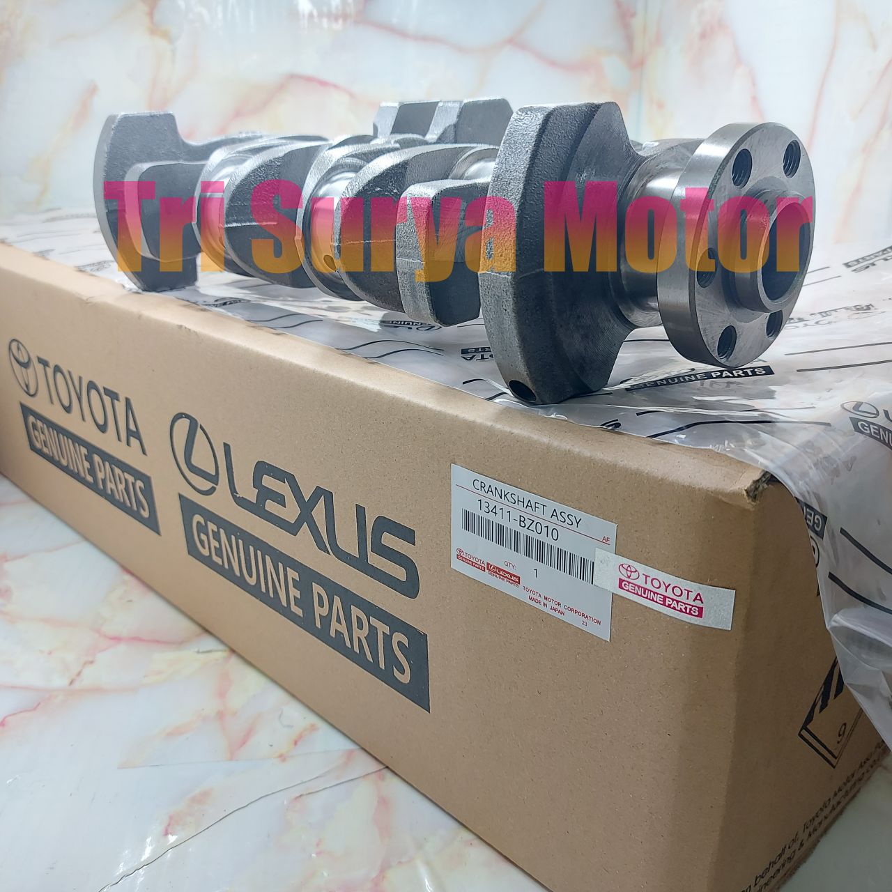 CRANKSHAFT KRUK AS KER AS KREK AS AVANZA 1300CC 1.3/GRANDMAX 1300CC ORI MOBIL Harga 1,150,000 rupiah*Gratis Ongkir