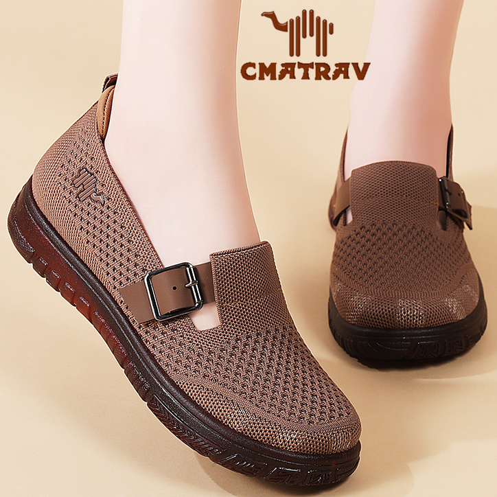 CMATRAV Sepatu olahraga wanita.Sepatu Flat Santai Wanita.Slip-on Kerja Loafer. Harga 136,000 rupiah*Gratis Ongkir