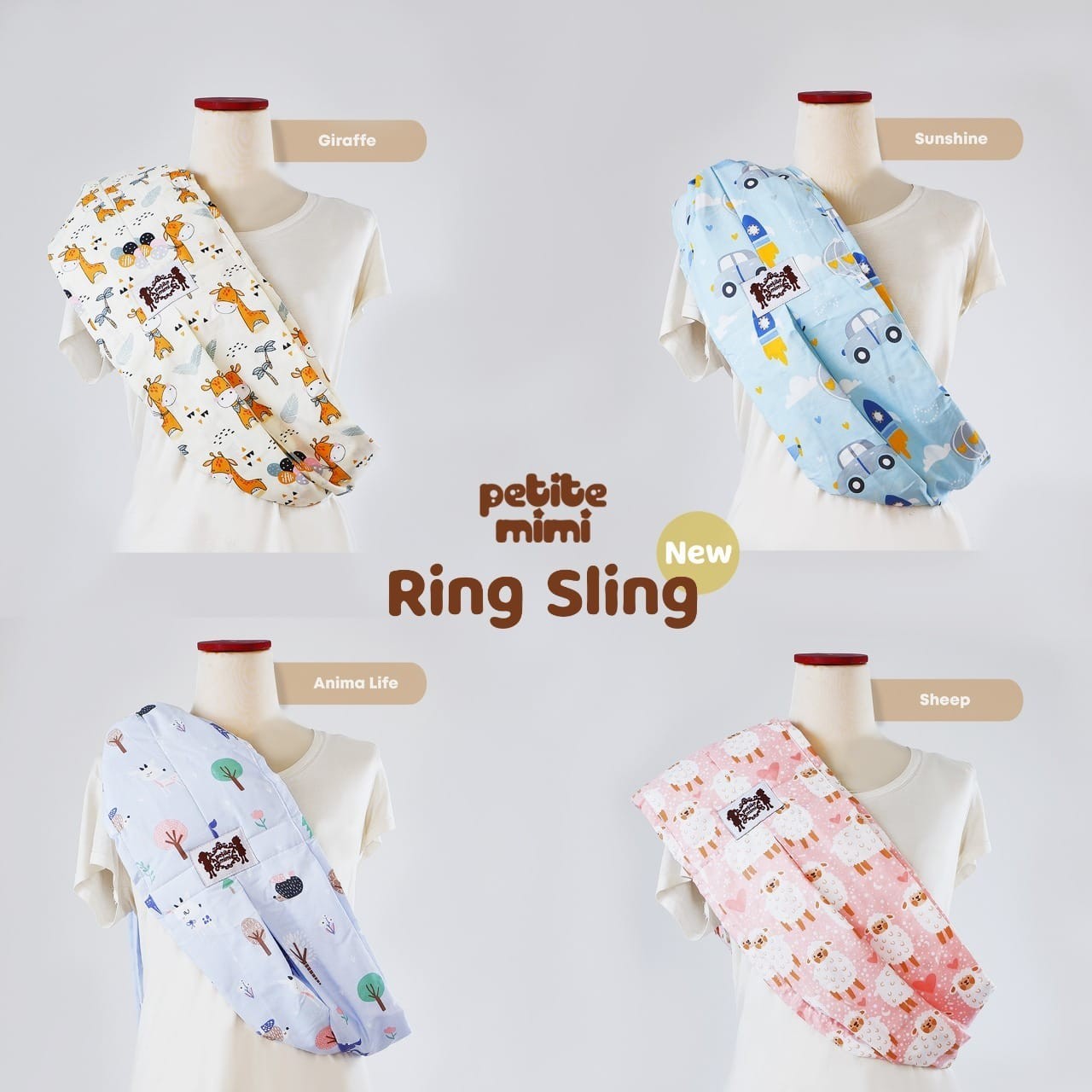Petite Mimi Gendongan Bayi Ringsling Lazada Indonesia
