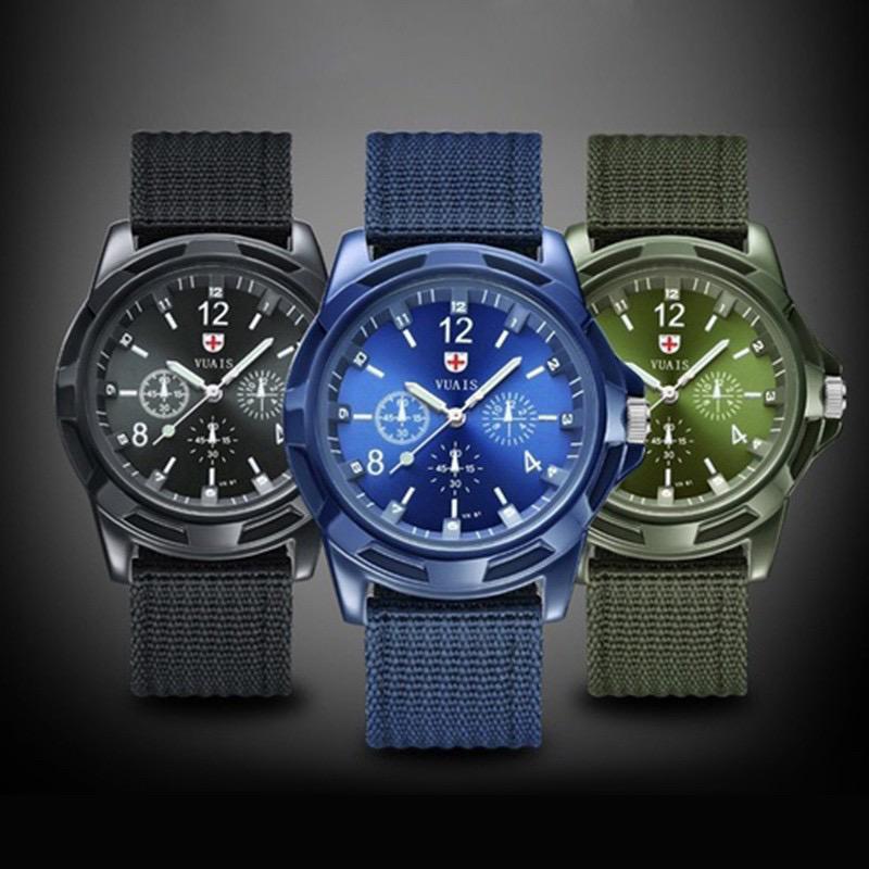 	 Gemius Army Jam Tangan Pria Militer Sport Fashion Terbaru Strap Rugged 	