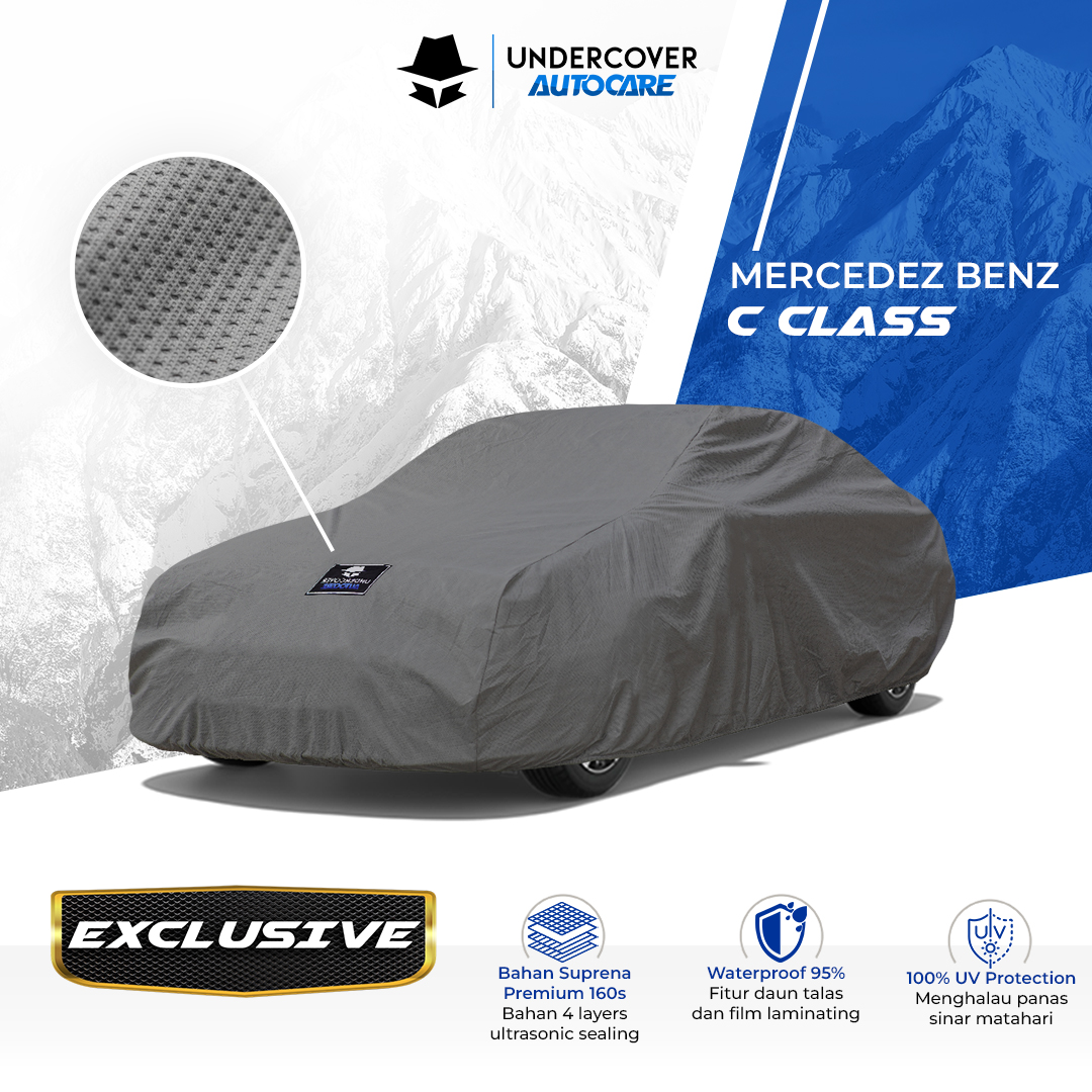 Undercover Autocare - Cover Mobil Mercedes Benz C Class Exclusive Harga 1,186,000 rupiah*Gratis Ongkir